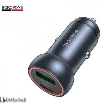 Borofone  automobilinis įkroviklis - usb- type-c (30W)